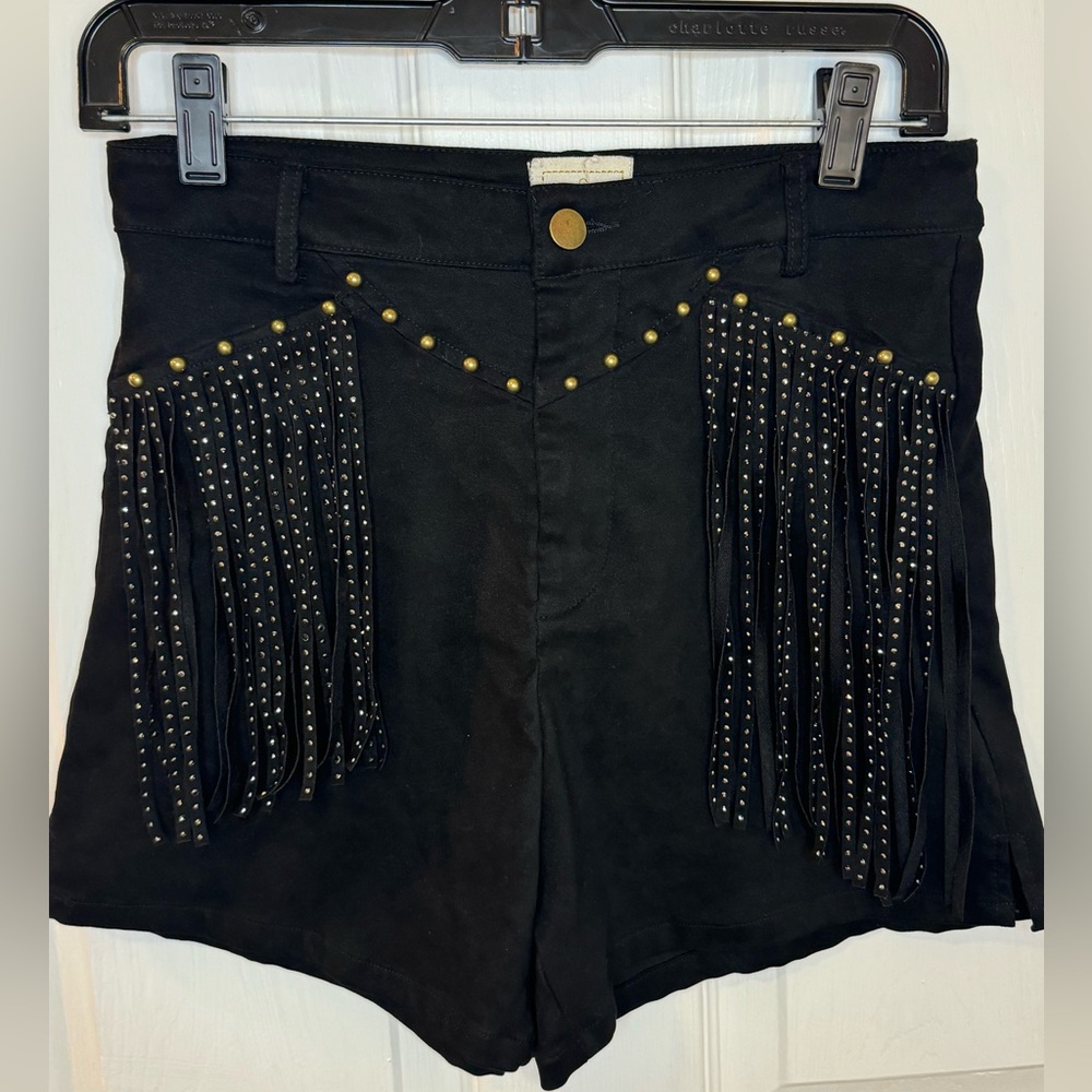 Fringe black shorts good for Nashville